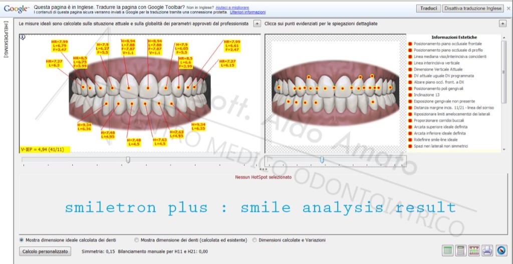 7 smile analysis result